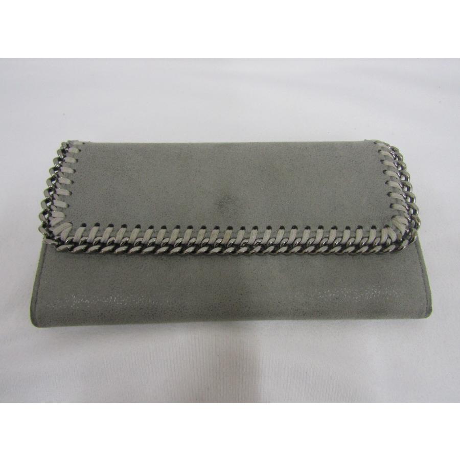 【美品】ステラマッカートニー　ファラベラ 長財布 グレー Stella McCartney（ステラ・マッカートニー） ステラ マッカートニー