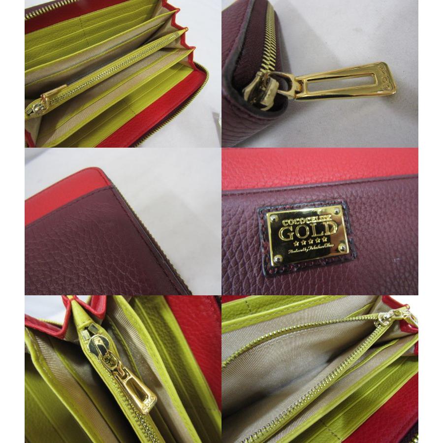 COCOCELUX GOLD ココセリュックスゴールド ラウンドファスナーロング 
