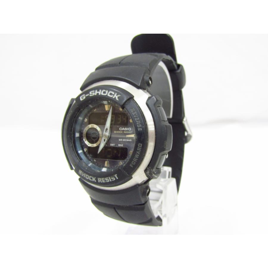 G-SHOCK ジーショック G-300 生活防水 ブラック×シルバー アナログ 