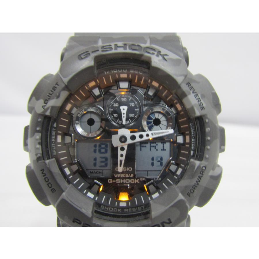 G-SHOCK CASIO GA-100CM カシオ ジーショック 迷彩 カモ柄 メンズ