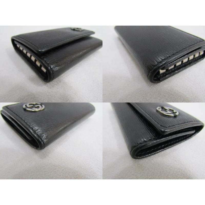 GUCCI（グッチ） 256337 6連レザーキーケース ブラック 付属品なし