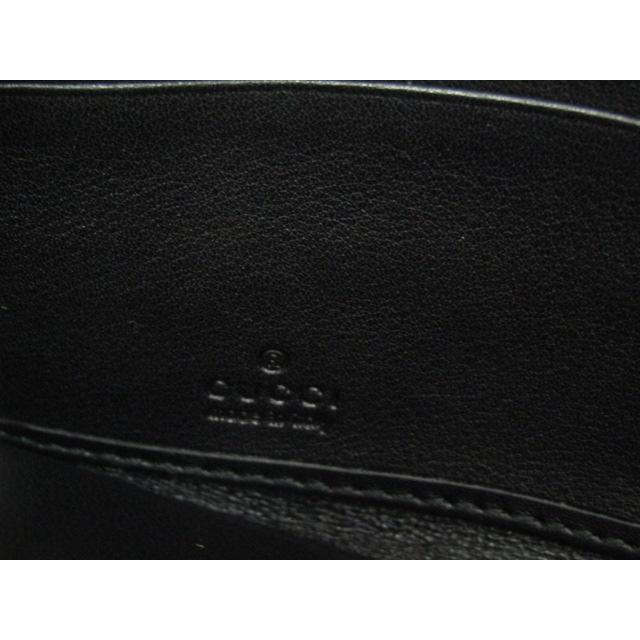GUCCI（グッチ） GUCCI 307980 GG柄レザーロングウォレット ブラック