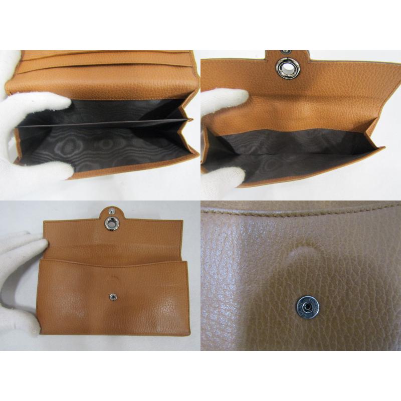 GUCCI（グッチ） GUCCI 231835 Wホックウォレット ブラウン BOX付き