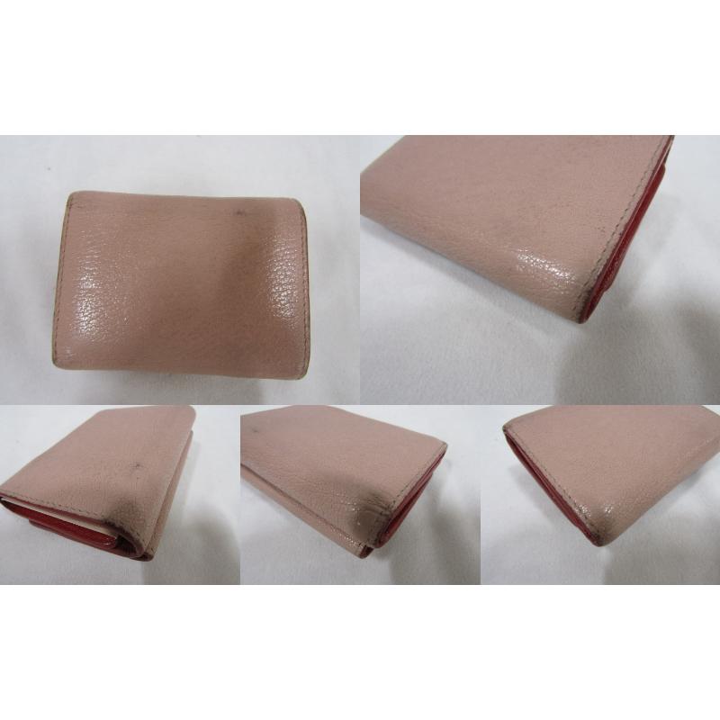 miu miu（ミュウミュウ） 三つ折りウォレット レディース三つ折り財布