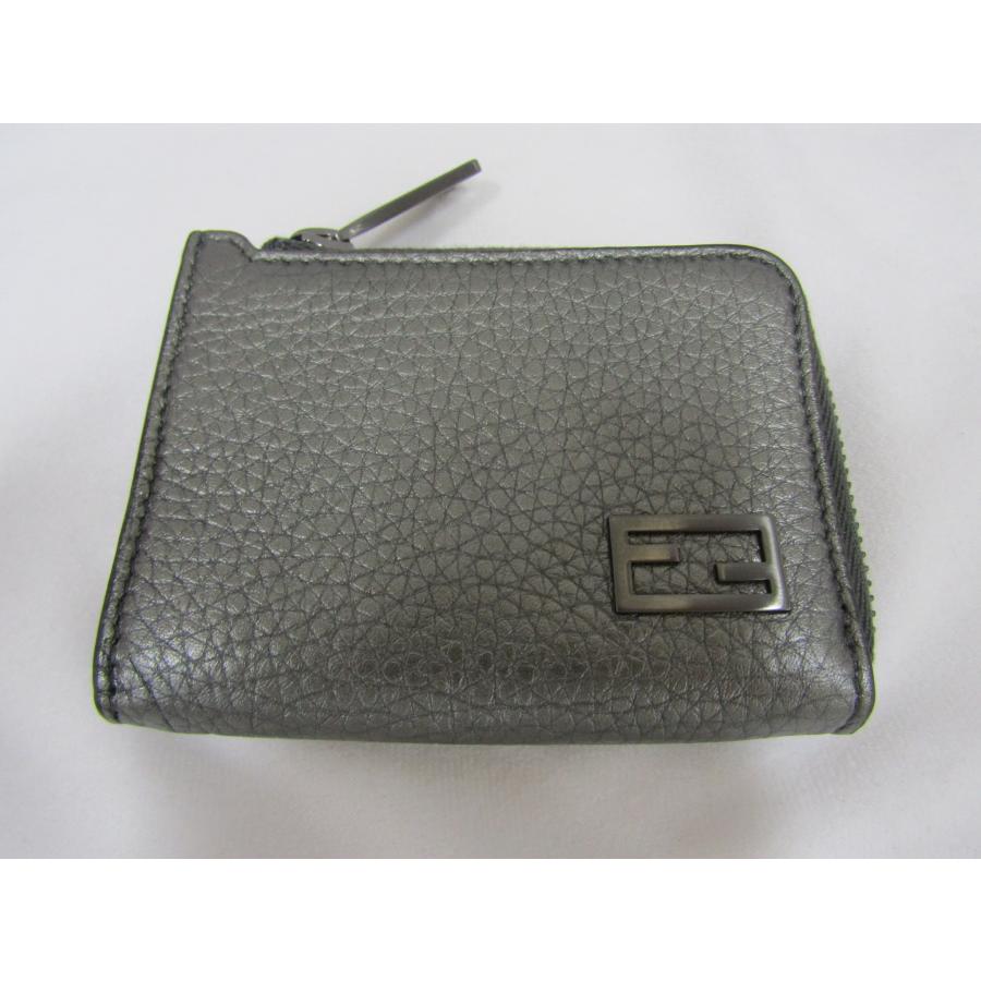 FENDI（フェンディ） FENDI 7M0330 レザーコインケース グレー 