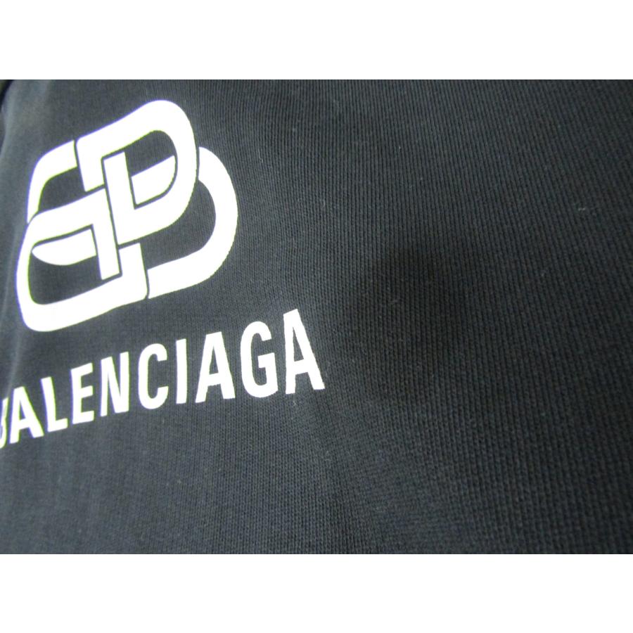 BALENCIAGA（バレンシアガ） BB LOGO PRINTED HOODIE BLACK プル