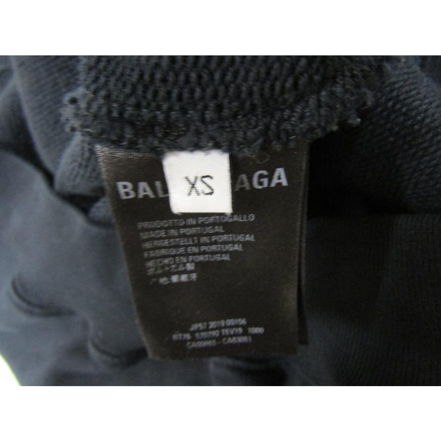 BALENCIAGA（バレンシアガ） BB LOGO PRINTED HOODIE BLACK プル