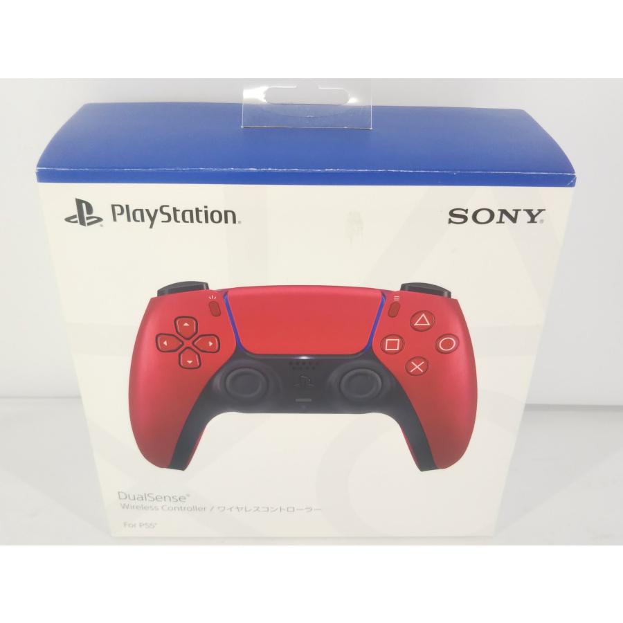 PS5用 DualSense ワイヤレスコントローラー ヴォルカニックレッド 動作