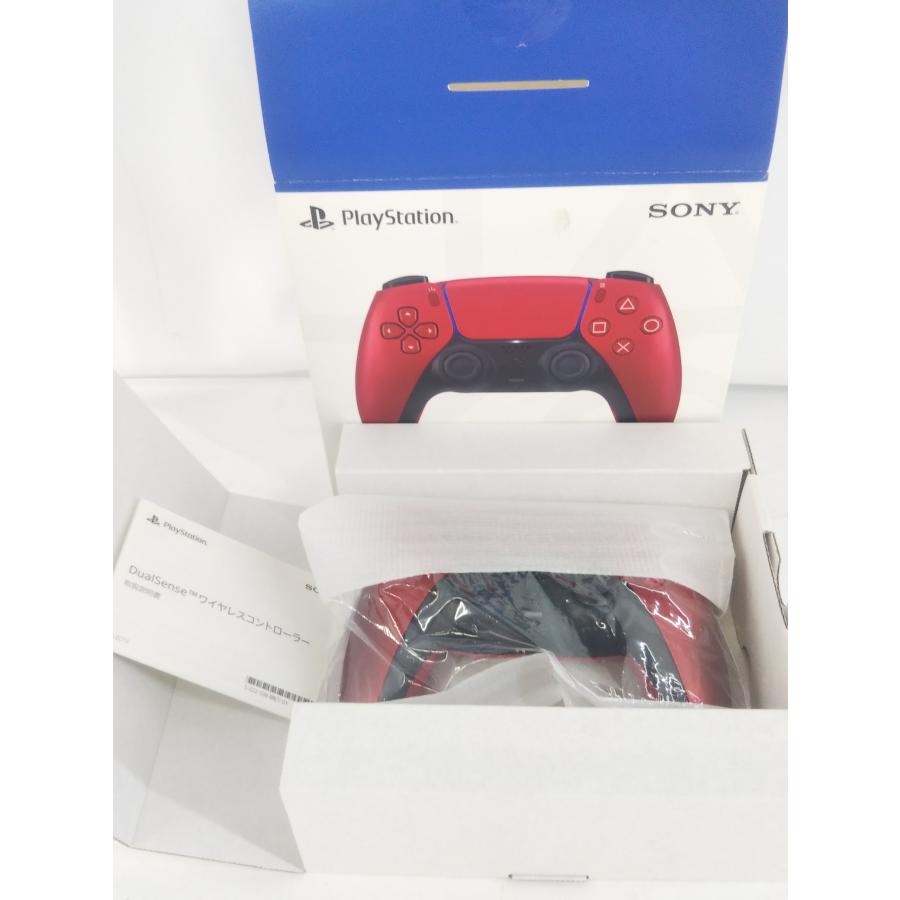 PS5用 DualSense ワイヤレスコントローラー ヴォルカニックレッド 動作