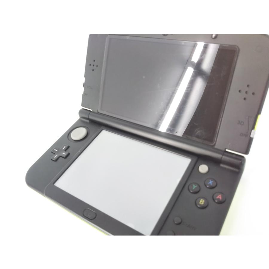 NEW nintendo 3DS LL ライム×ブラック 箱無し本体のみ : y055-13