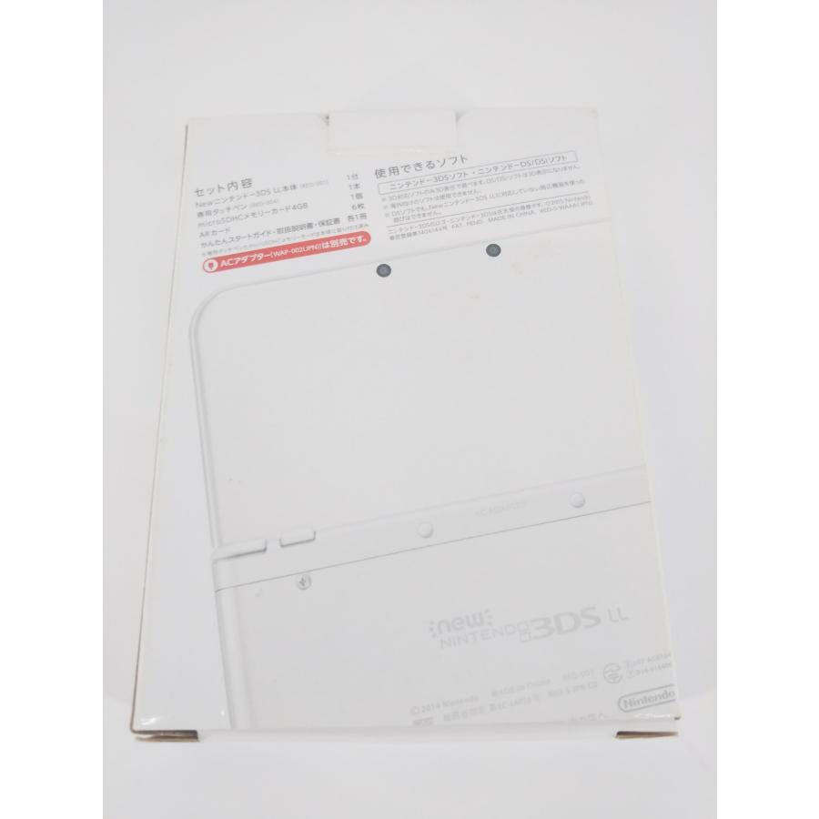 Newニンテンドー3DS LL new3DSLL 本体 パールホワイト+充電器 ARカード