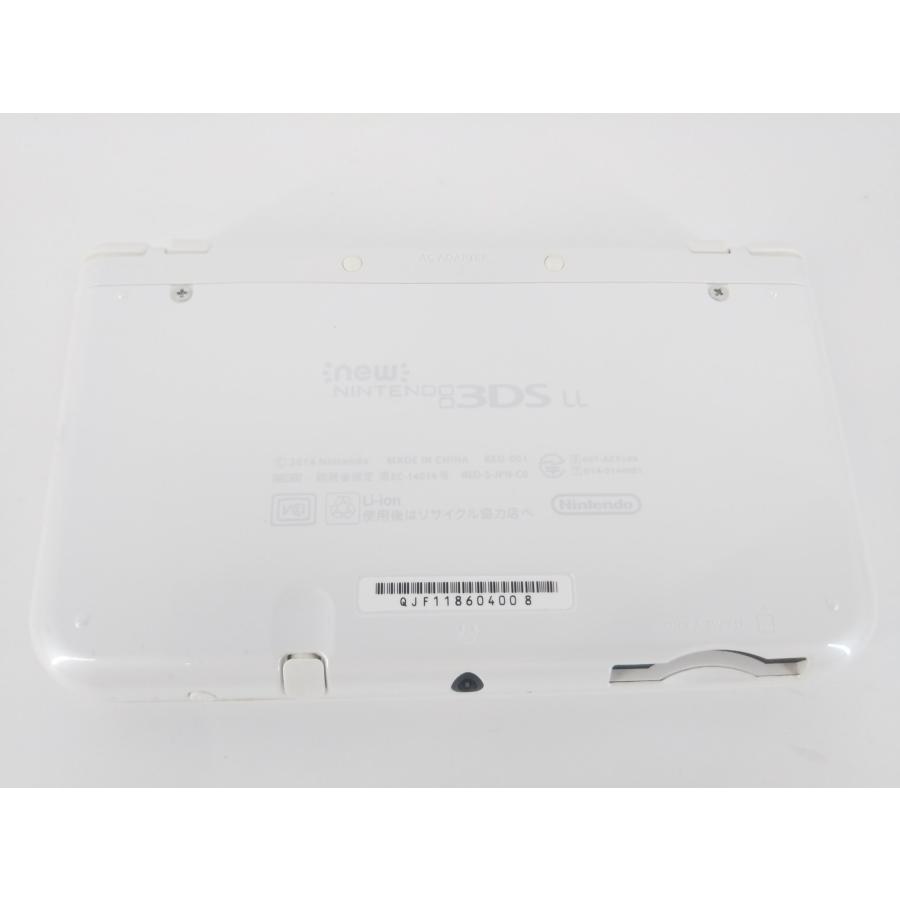 Newニンテンドー3DS LL new3DSLL 本体 パールホワイト+充電器 ARカード