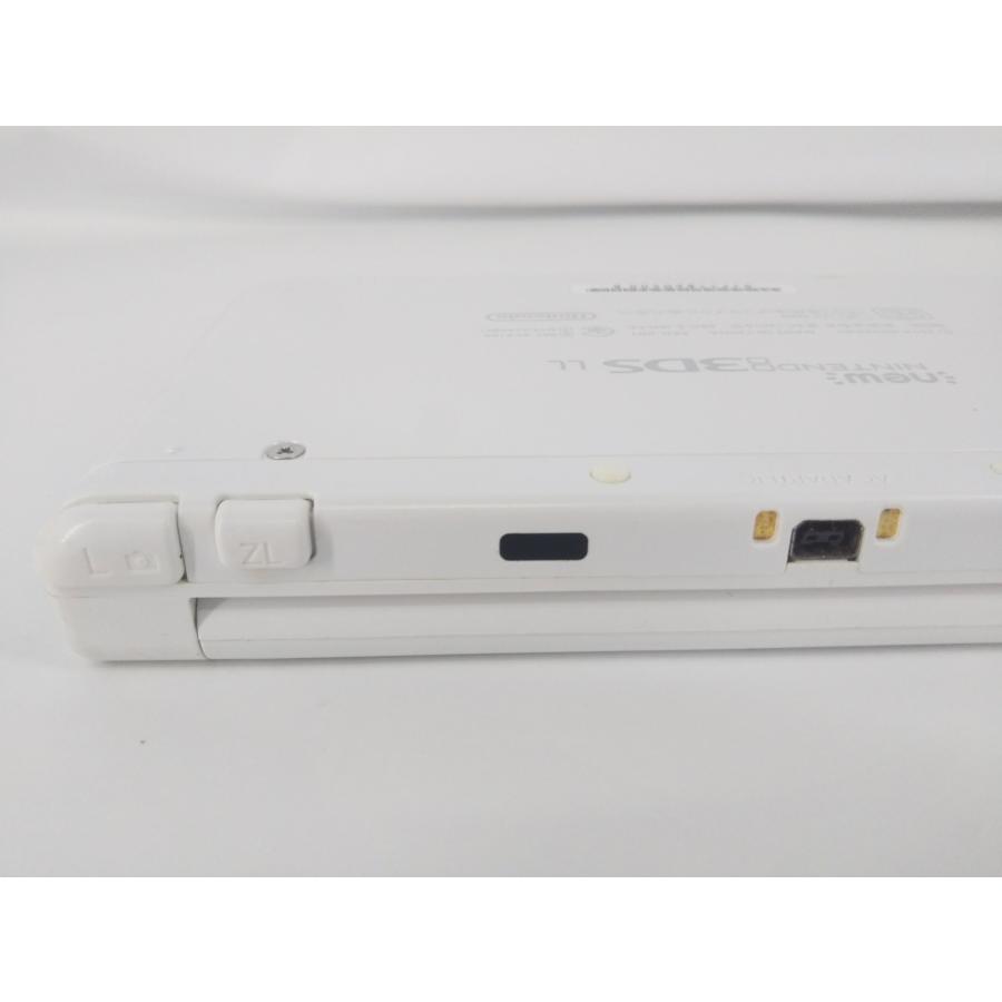 Newニンテンドー3DS LL new3DSLL 本体 パールホワイト+充電器 ARカード