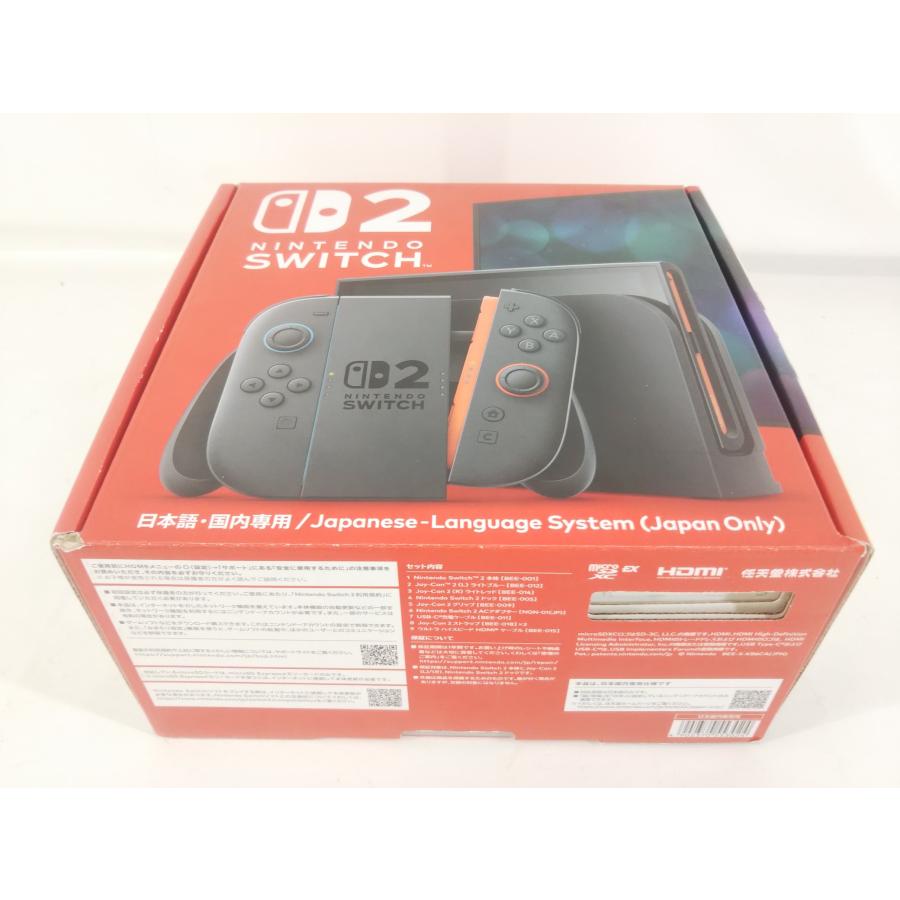 NintendoSwitch2 二ンテンドースイッチ 2 本体 (日本語・国内専用) 内