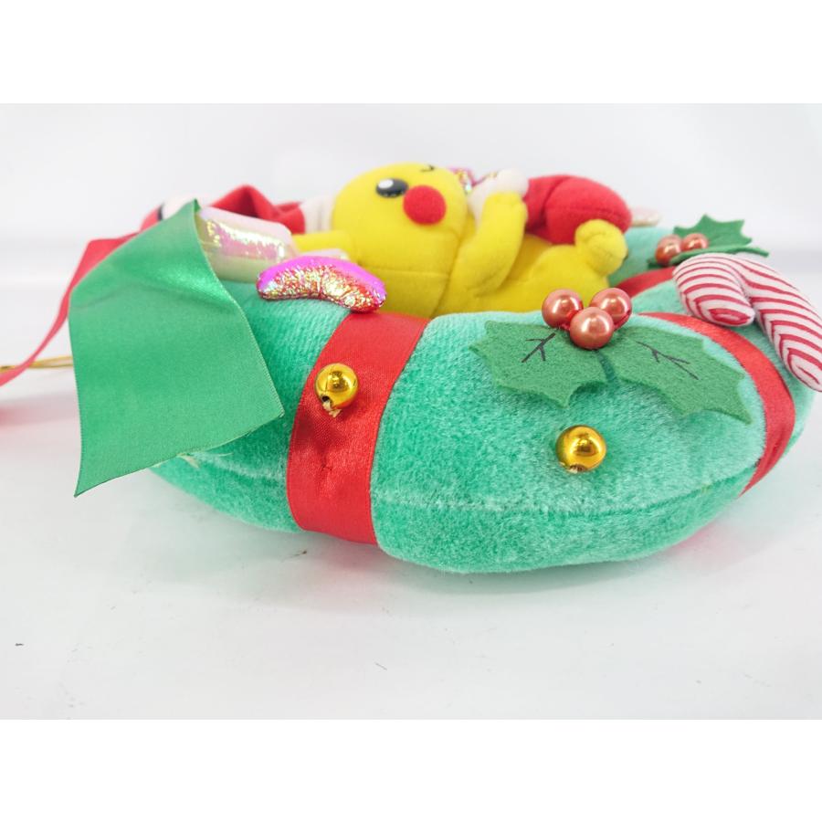 ぬいぐるみ ポケモン　クリスマス　2005年 ピカチュウ クリスマスリース Pokemon（ポケモン） ポケモンセンター ピカチュウ クリスマス リース
