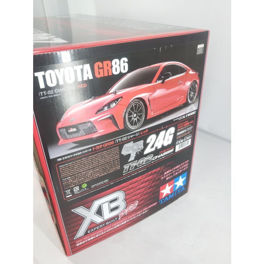 タミヤ（TAMIYA） 1/10 RC トヨタ GR 86 (TT-02シャーシ) レッド 「XB