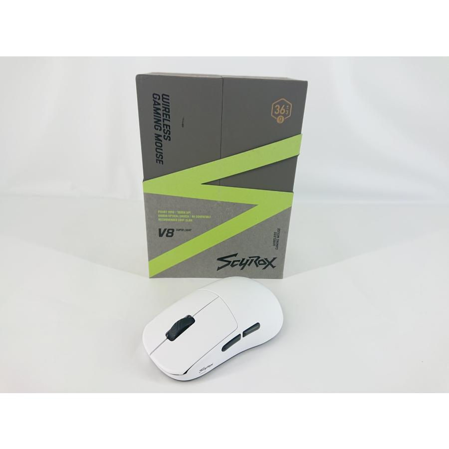 SCYROX サイロックス V8 SX-V8-WHITE ワイヤレス ゲーミングマウス