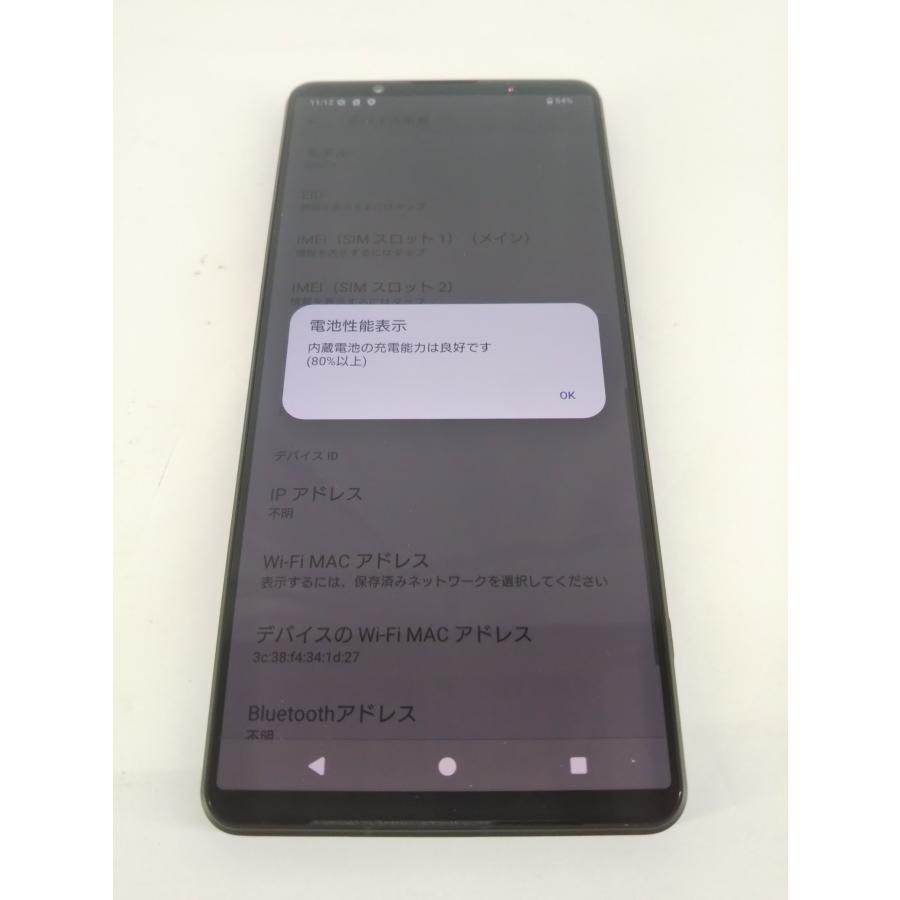 Xperia 1 VI SONY 1VI SOG13 256GB バッテリ良好 SIMフリー 利用制限〇