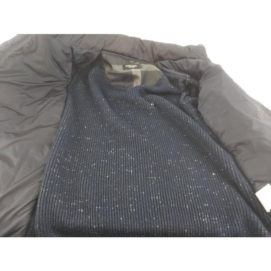 美品　Wバーバリーマークダウン　バーバリーブラックレーベル　クレストブリッジ 美彩 Wバーバリーマークダウン バーバリーブラックレーベル クレスト