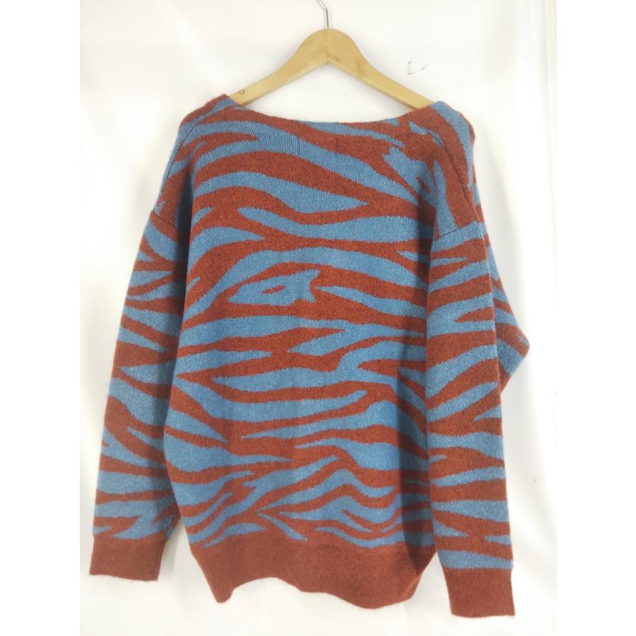keboz ZEBRA KNIT CARDIGAN XLサイズ KEBOZ（ケボズ） ゼブラカーディガン ニット ZEBRA KNIT CARDIGAN L