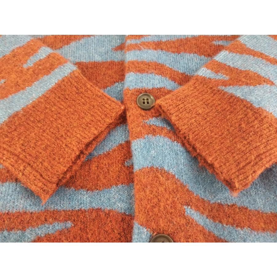 KEBOZ（ケボズ） ゼブラカーディガン ニット ZEBRA KNIT CARDIGAN L