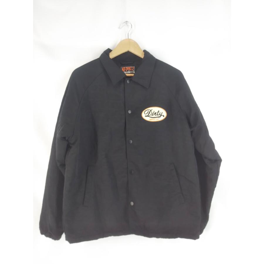 AT-DIRTY コーチジャケット Lサイズ AT-DIRTY アットダーティー コーチジャケット 裏ボア ブラック Sサイズ