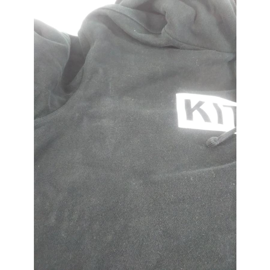 KITH（キス） ロゴプリント スウェット フーディー パーカー ブラック