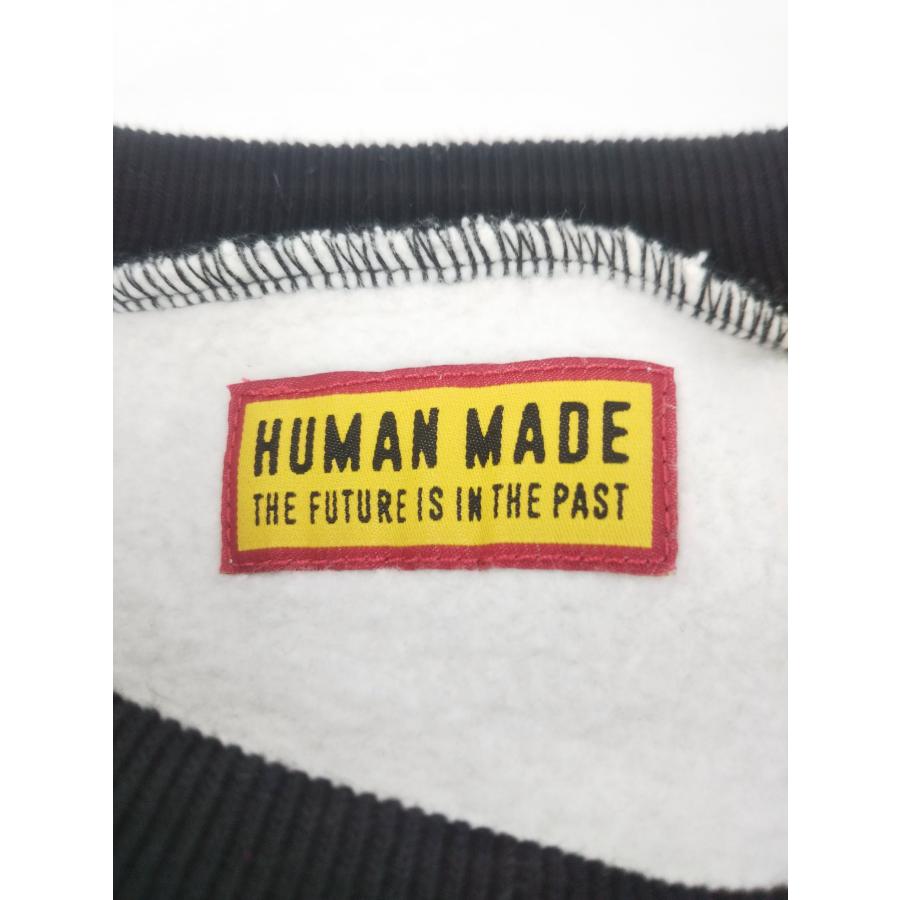 HUMAN MADE Elbow Patch Sweatshirt "Gray ヒューマンメイド エルボーパッチ スウェット クルーネック グレー 25AW_2