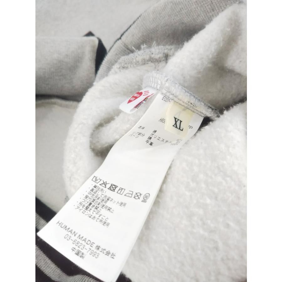 HUMAN MADE Elbow Patch Sweatshirt "Gray ヒューマンメイド エルボーパッチ スウェット クルーネック グレー 25AW_3