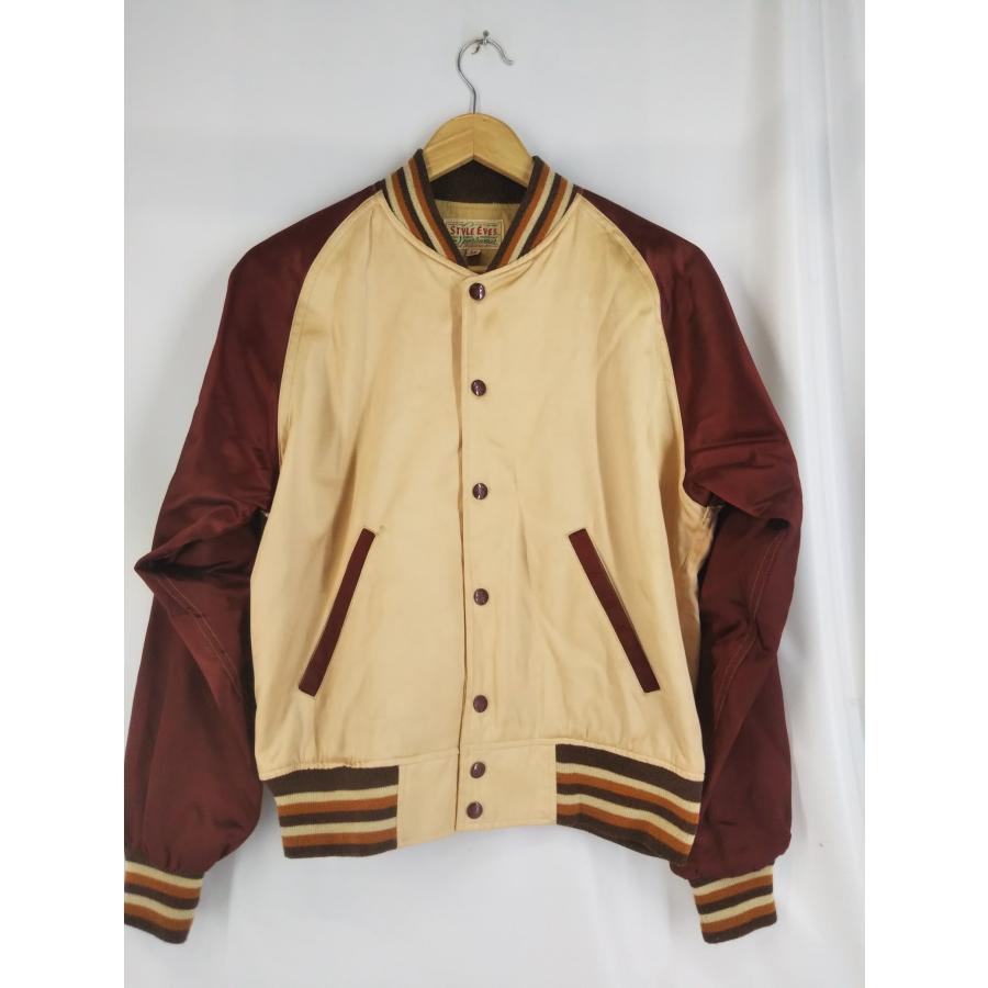 スタイルアイズ　スタジャン　サイズ４０ 中古・古着通販】STYLE EYES (スタイルアイズ) スタジャン オレンジ
