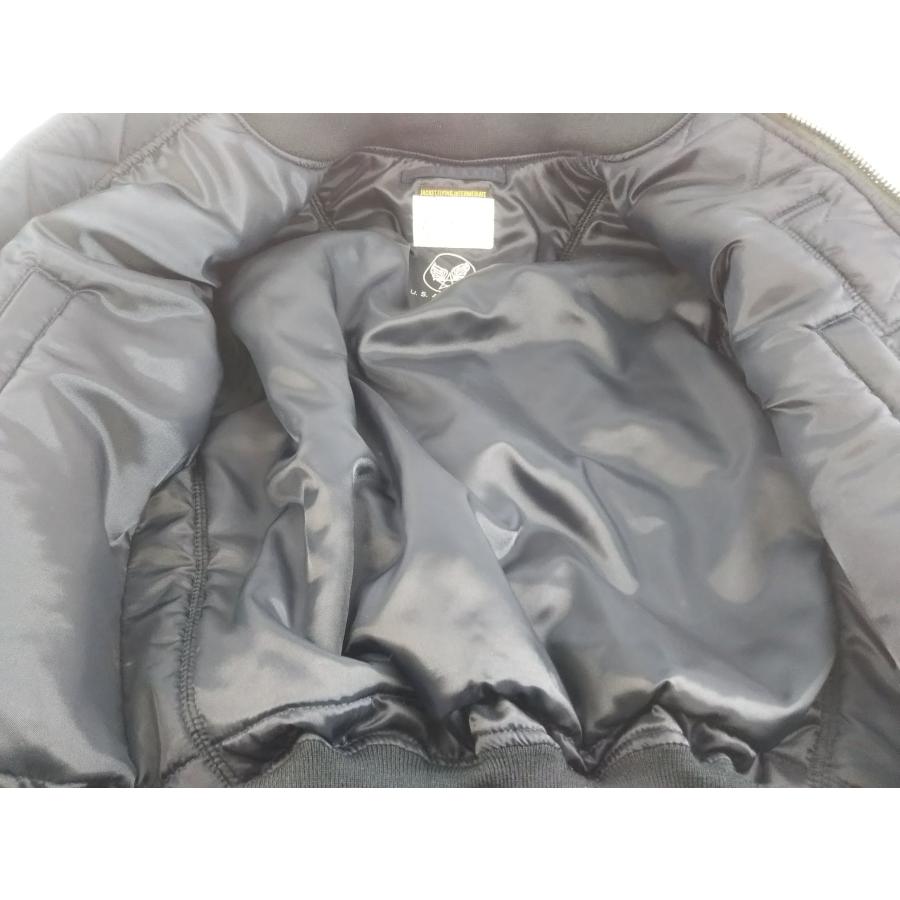 HOUSTON（ヒューストン） B-15C フライトジャケット ネイビー 38サイズ