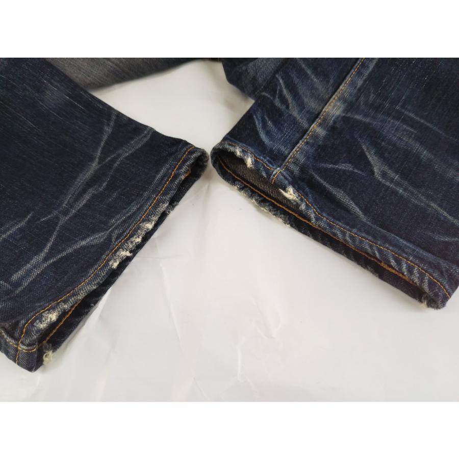 WTAPS ダブルタップス スキニー ダメージ 加工 デニム パンツ サベージ 
