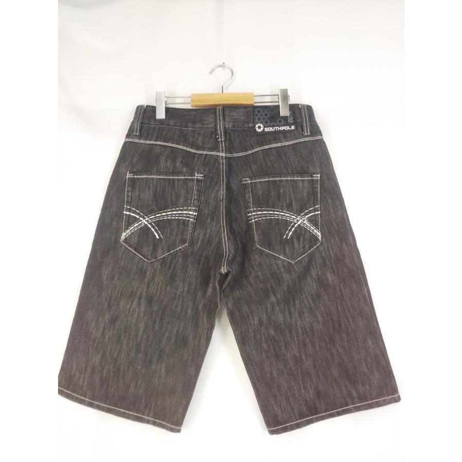 SOUTH POLE（サウスポール） ワイド ブラック デニム バギー ショーツ
