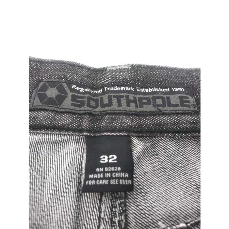 SOUTH POLE（サウスポール） ワイド ブラック デニム バギー ショーツ