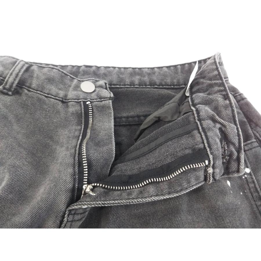 FIVELGENE ワイドパンツ Y2Kファッション 極太 パンツ ペンキ加工 XL 