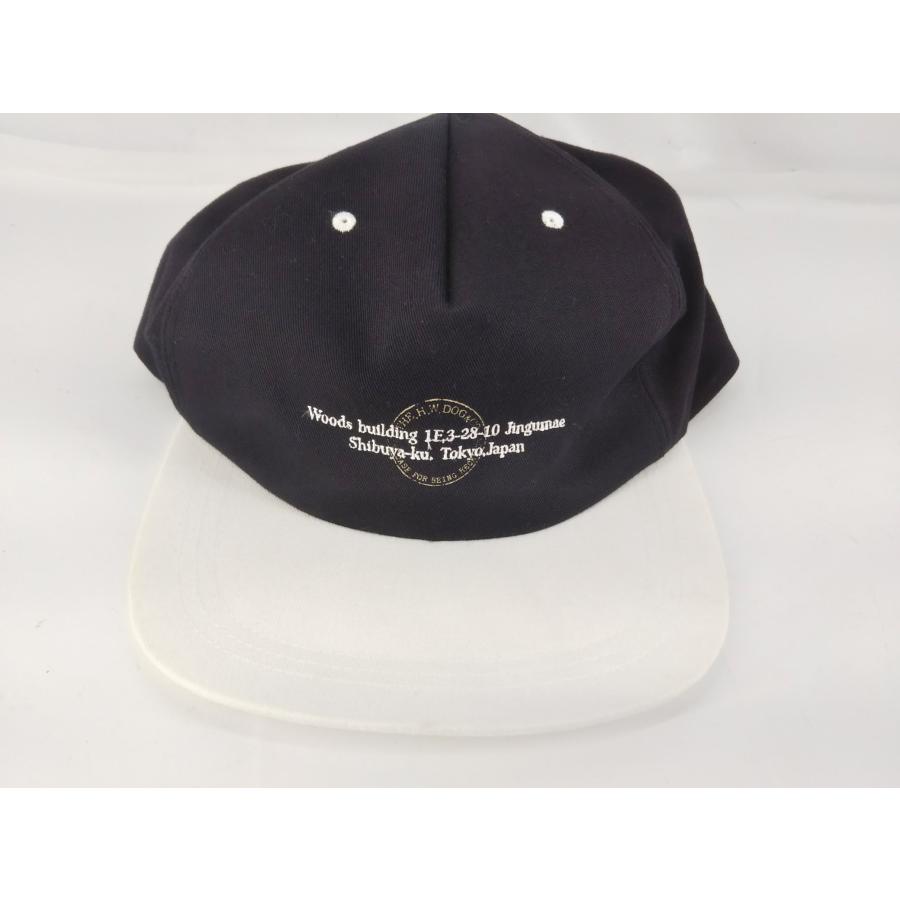 THE H.W. DOG & CO. キャップ コットン BLK WHITE メンズ 81-3-6427