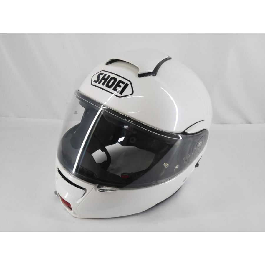 SHOEI 現状品/SHOEI システムヘルメットNEOTEC ホワイト サイズL 2015 
