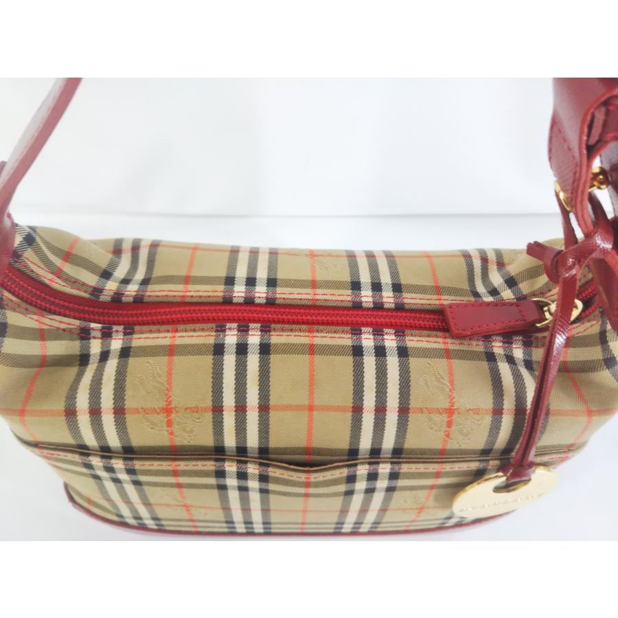 BURBERRY ノバチェック シャドーホース ワンショルダー バッグ　レザー BURBERRY（バーバリー） ワンショルダー ノバチェック シャドーホース