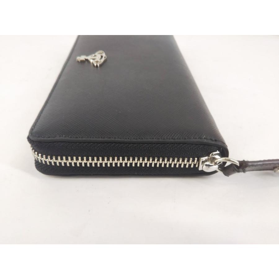美品】Vivienne Westwood ブラック　ラウンドファスナー長財布 Vivienne Westwood ヴィヴィアンウエストウッド ラウンド