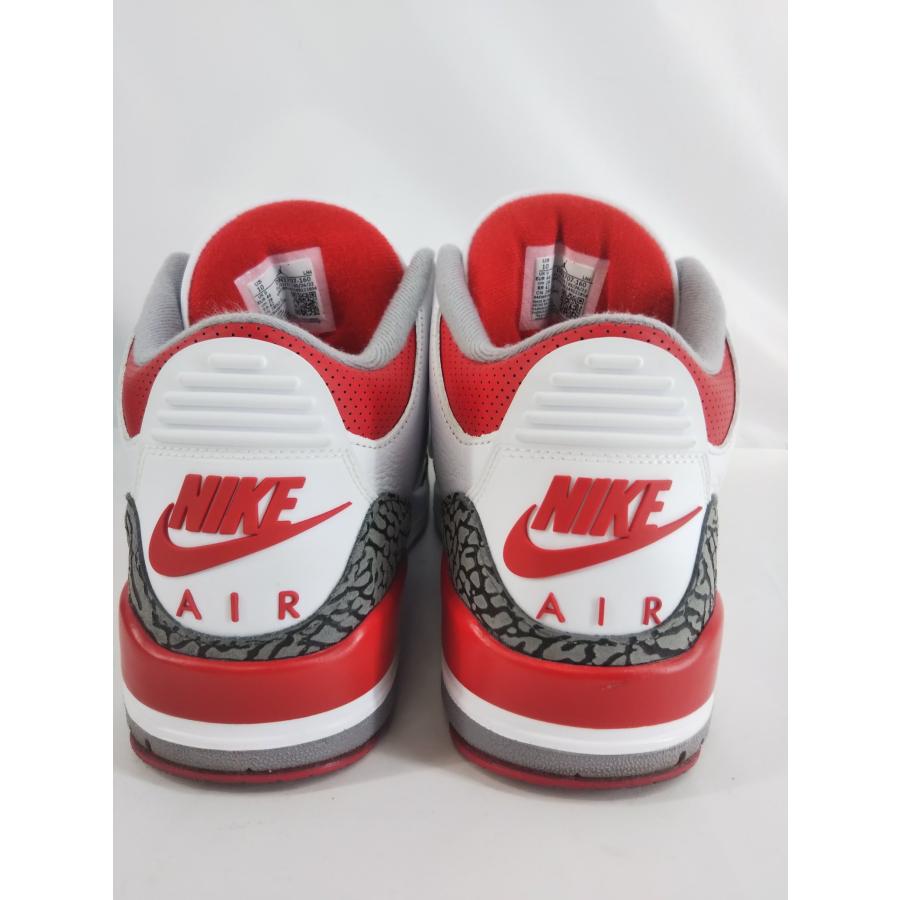 28センチNIKE AIR JORDAN 3 RETRO ファイアーレッド