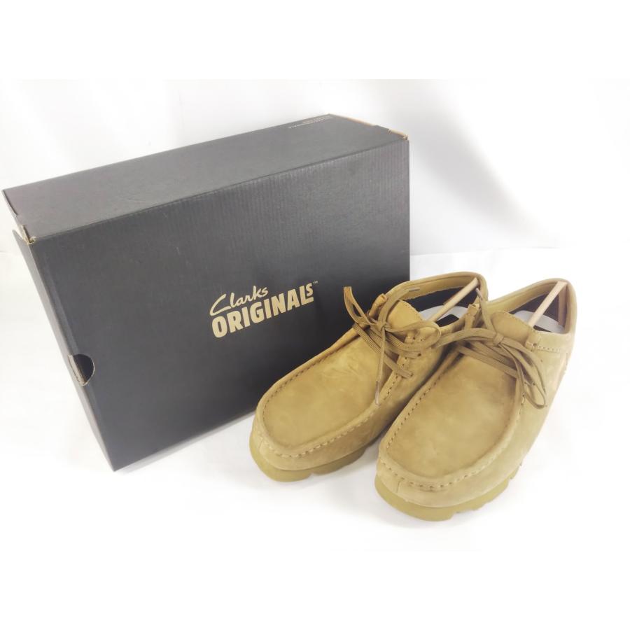 Clarks clarks wallabee gtx oakmoss nubuck1 クラークス