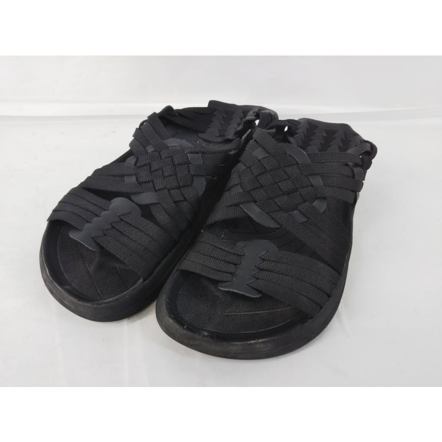 MALIBU マリブサンダル ブラック 編み込みサンダル　レザー　27 MALIBU SANDALS（マリブサンダルズ） MALIBU マリブサンダル レザー