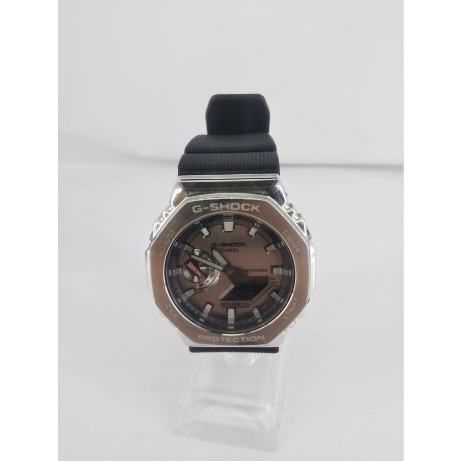 G-SHOCK CASIO カシオ Gショック GM-2100 QZ デジアナ シルバー文字盤
