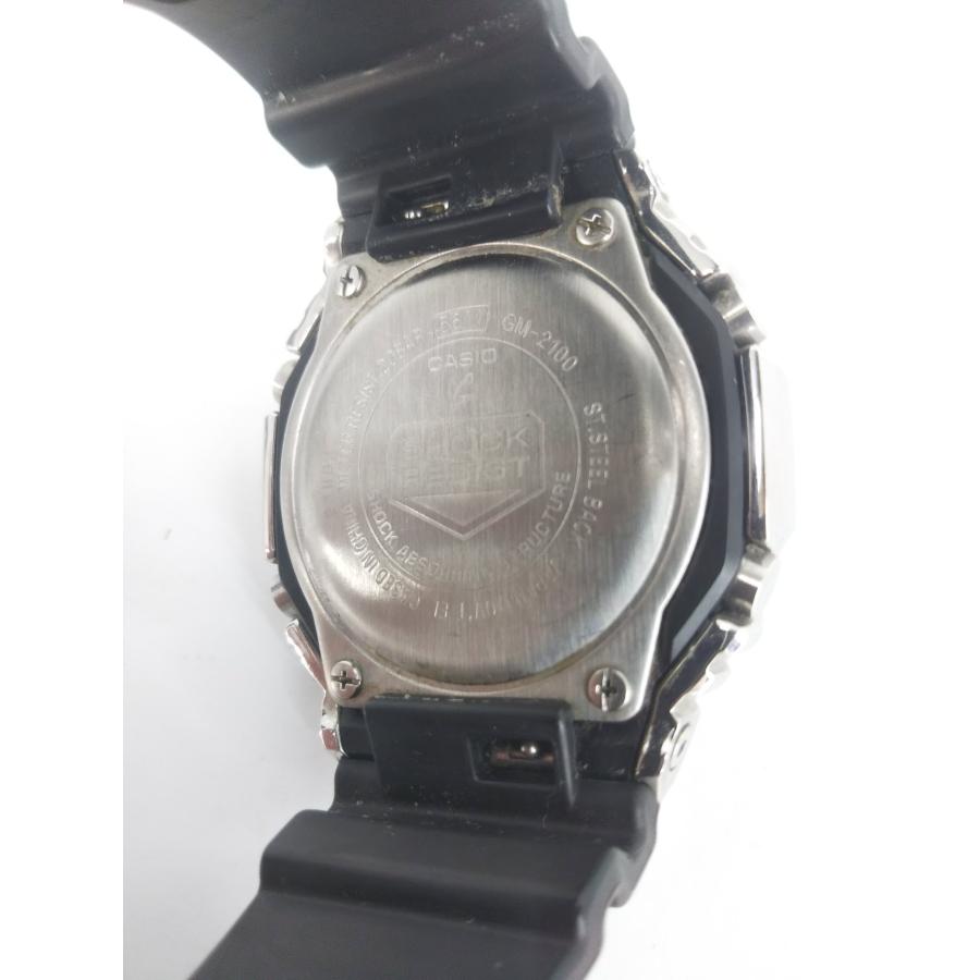 G-SHOCK CASIO カシオ Gショック GM-2100 QZ デジアナ シルバー文字盤