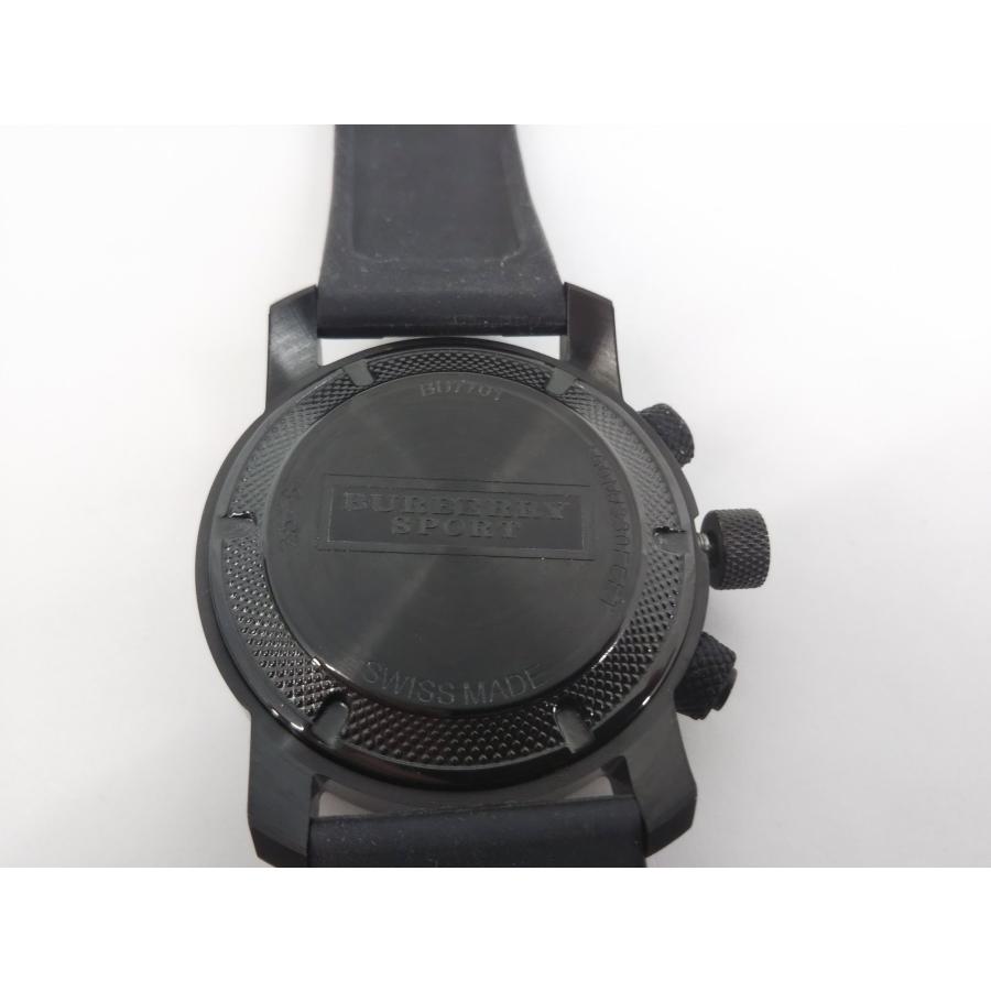 BURBERRY バーバリー 腕時計 メンズ SPORT スポーツ クロノグラフ BU7701 ブラック文字盤 ラウンドフェイス デイト