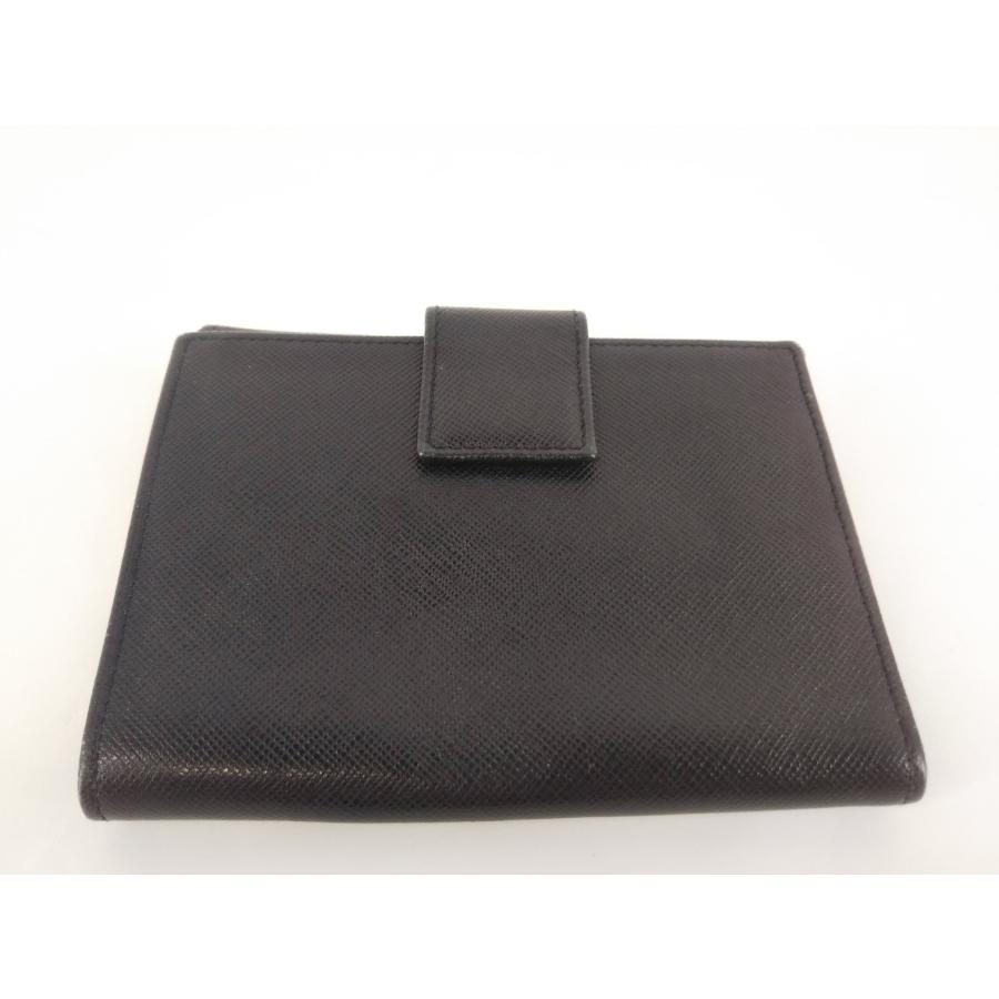 PRADA M523 ブラック 三つ折り財布　未使用品　プラダ PRADA M523 ブラック 三つ折り財布未使用品プラダ