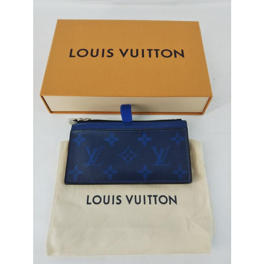 ルイ・ヴィトン Louis Vuitton コインカードフォルダー M30270 タイガラマ モノグラム カードケース コバルト :Y172