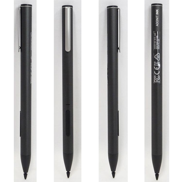 中古 ADONIT INK BLACK スタイラスペン ブラック マイクロUSB充電式 Microsoft Pen Protocol対応 タッチペン｜thrifty｜02
