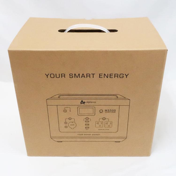 中古 未使用品 AlphaESS ポータブル電源 MINI SMIL 500Wh MS500