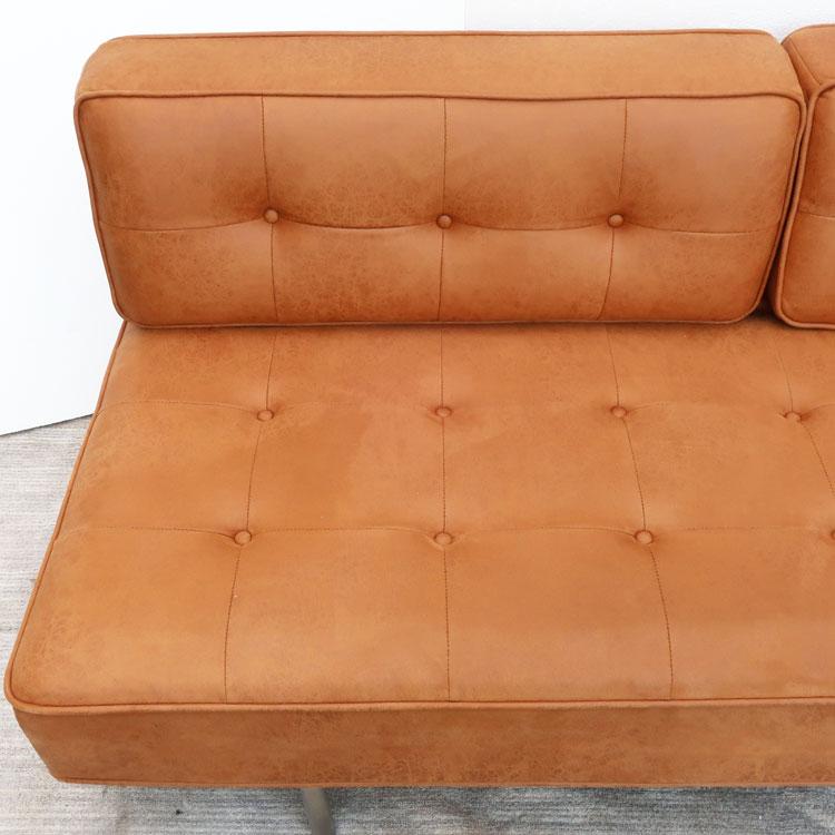 クラッシュゲート ハーマンソファ　3人掛け カラー:キャメル 中古 設置込み CRASH GATE ハーマンソファー 3人掛け キャメル